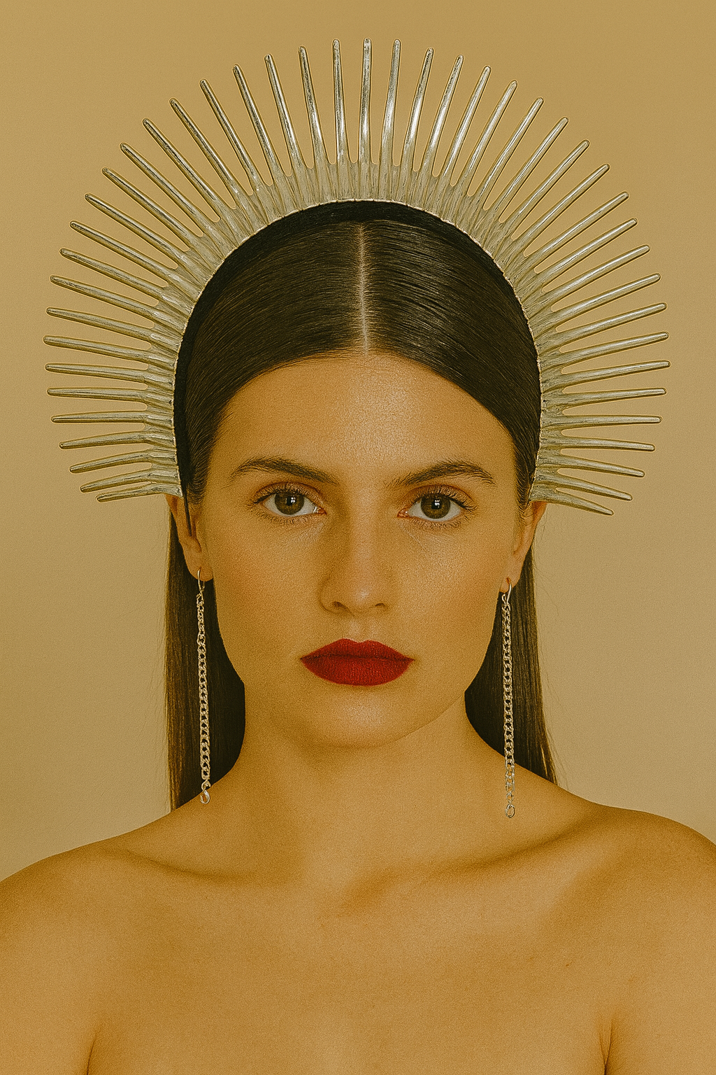 Silver Halo Headpiece