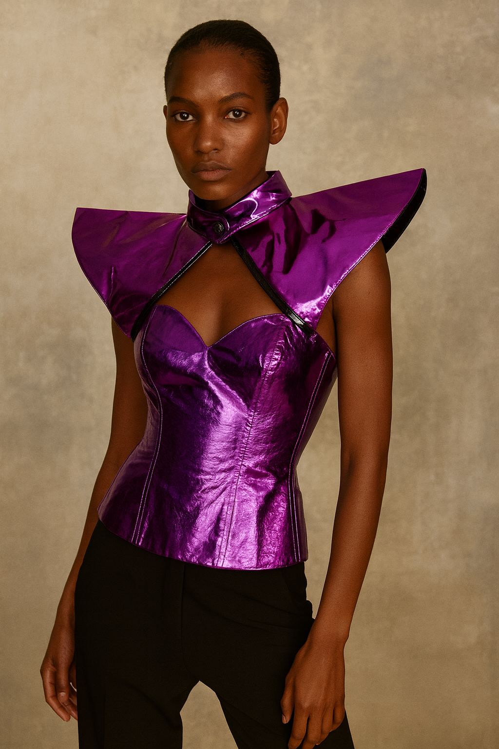 Cosmic Violet Shoulder Pads