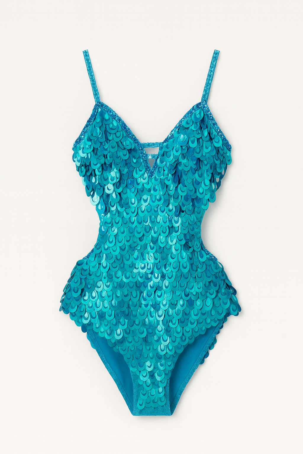 Aqua Siren Sequin Bodysuit