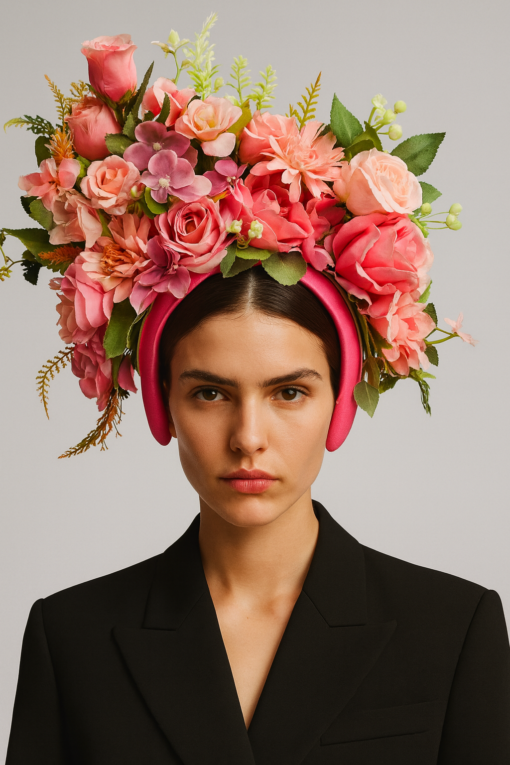 Blush Garden Floral Crown