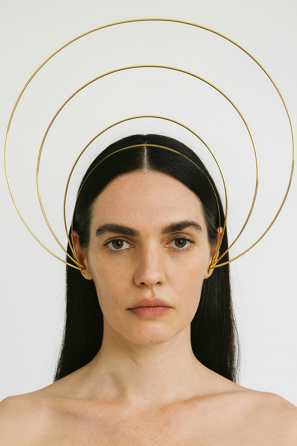 Golden Orbit Halo Headpiece