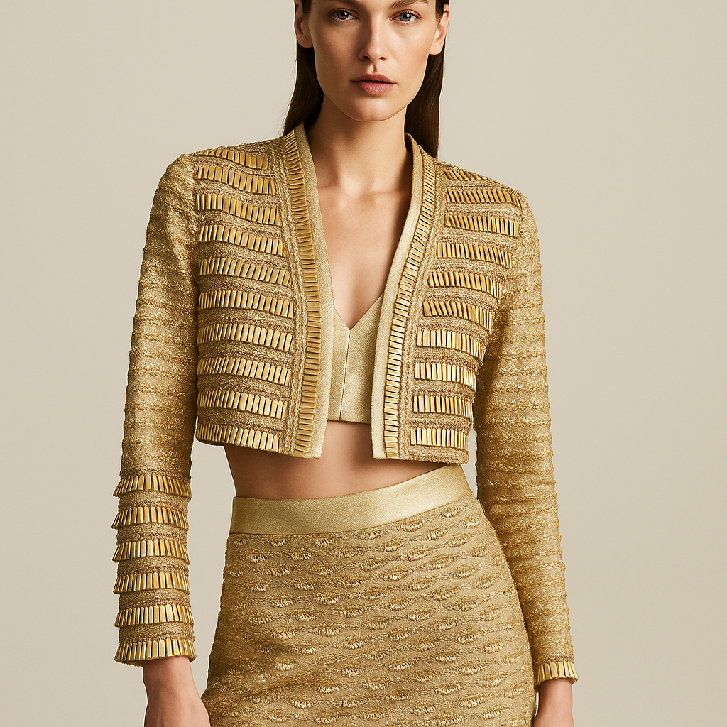 Gold 3d jacket