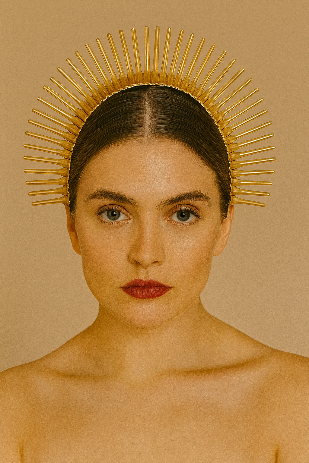 Golden Halo Crown Headband