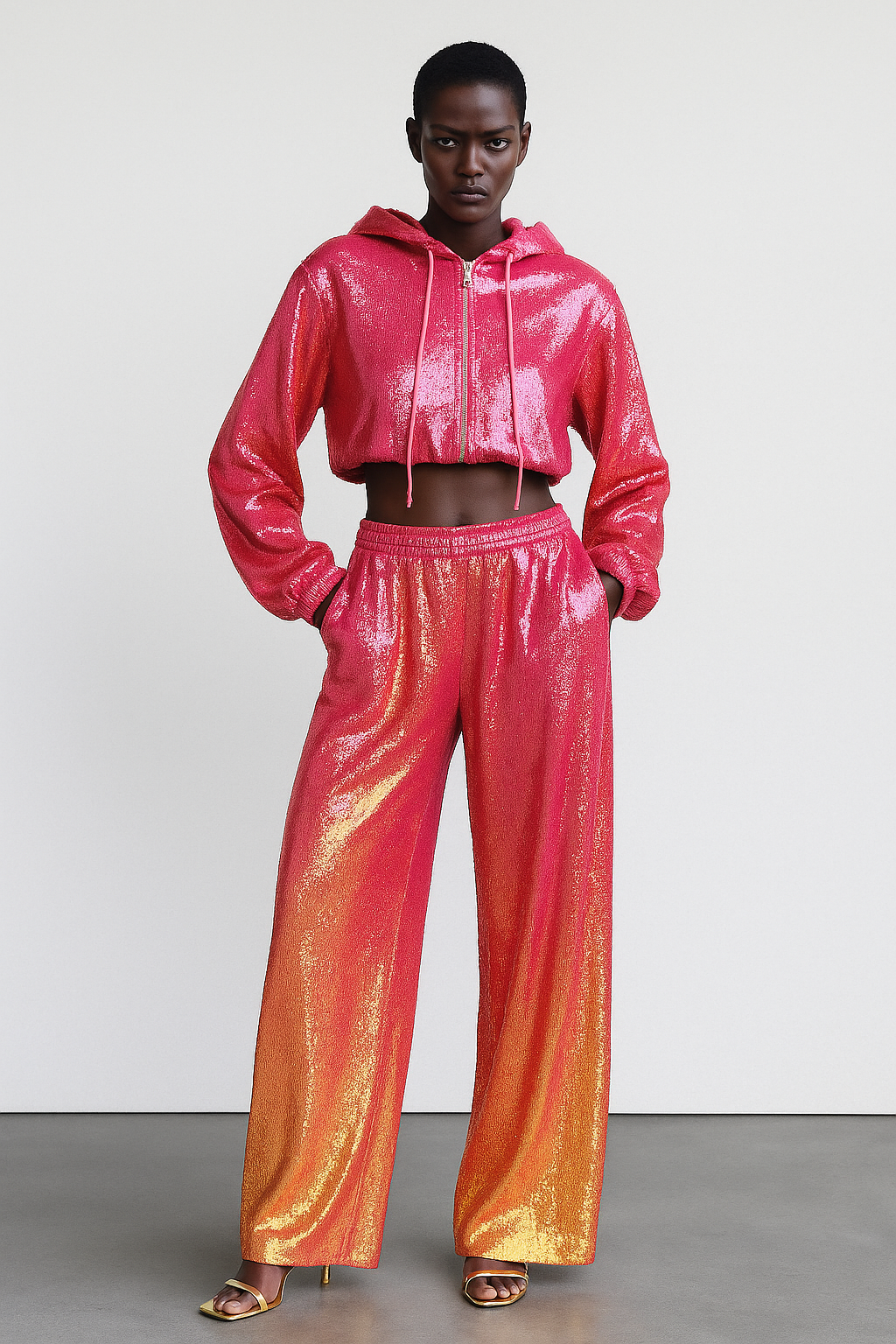 Sunset Sequin Ombre Co-ord Set
