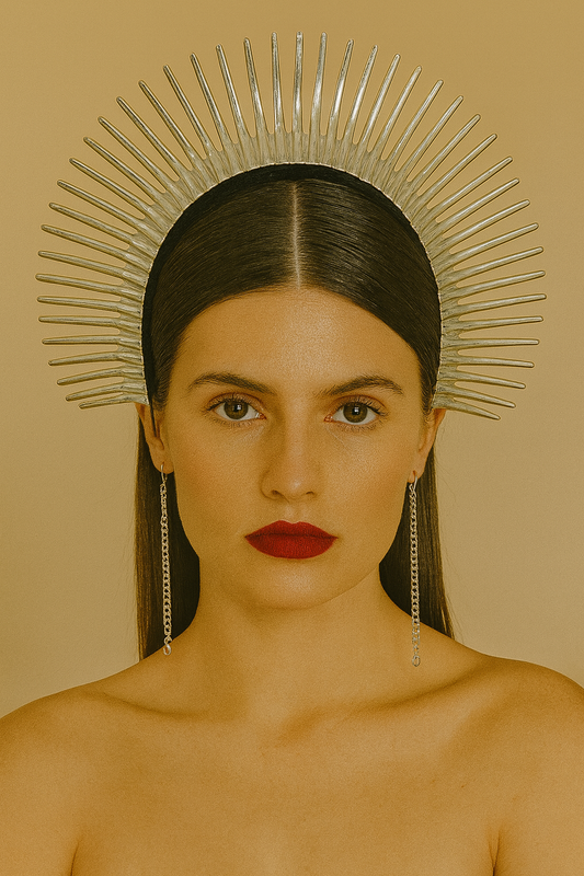 Silver Halo Headpiece