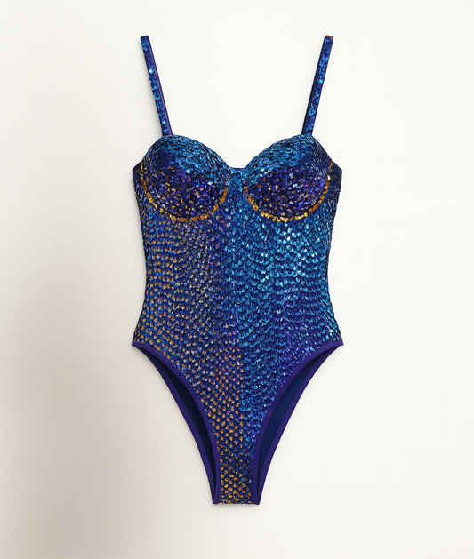 Midnight Mirage Sequin Bodysuit