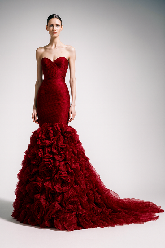 Scarlet Rose Couture Gown
