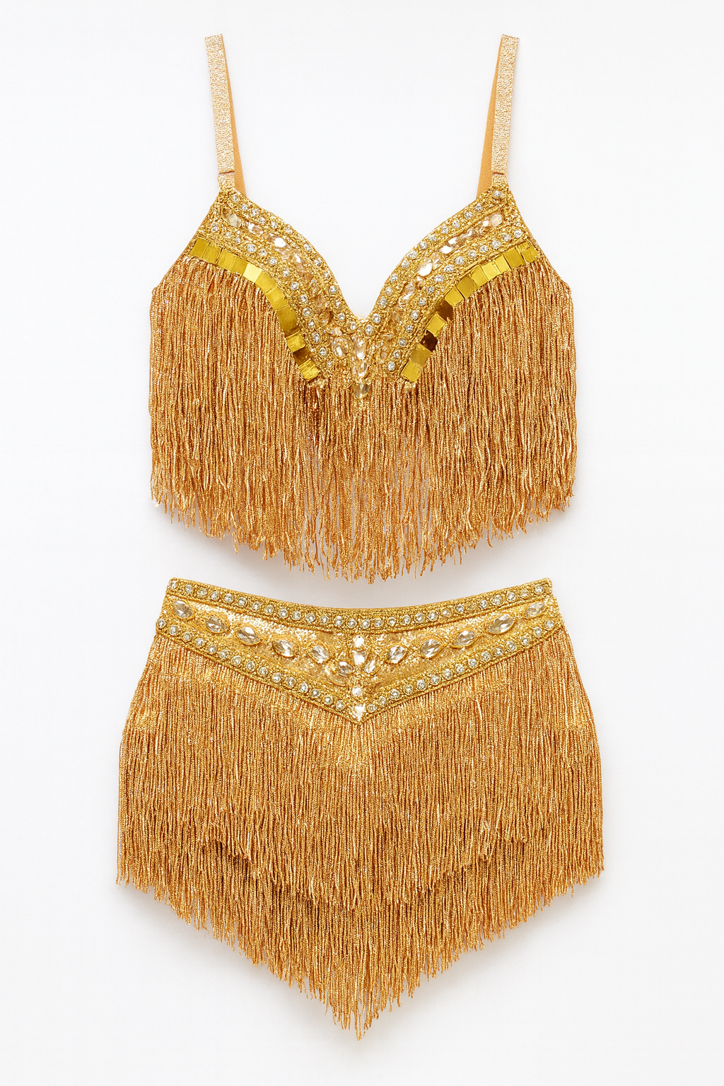 Golden Glam Fringe Set