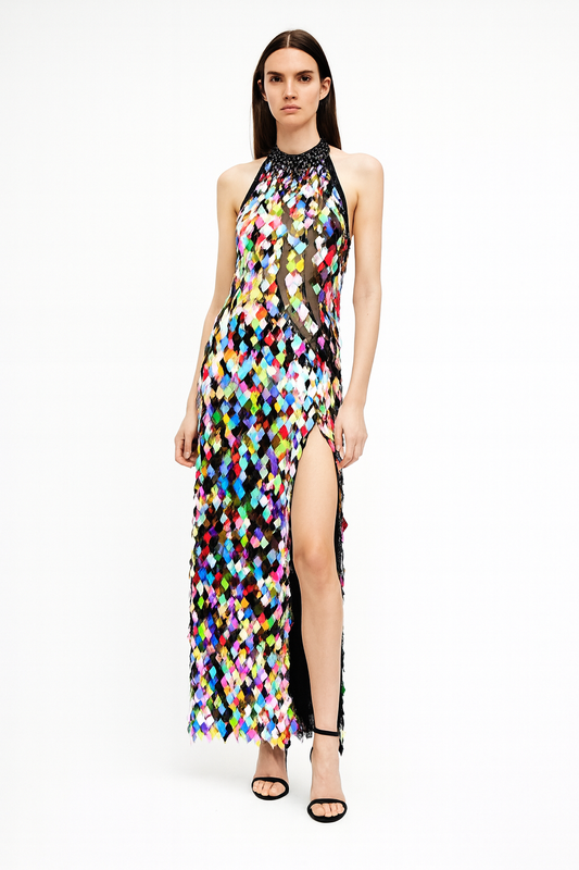 Iridescent Mosaic Gown