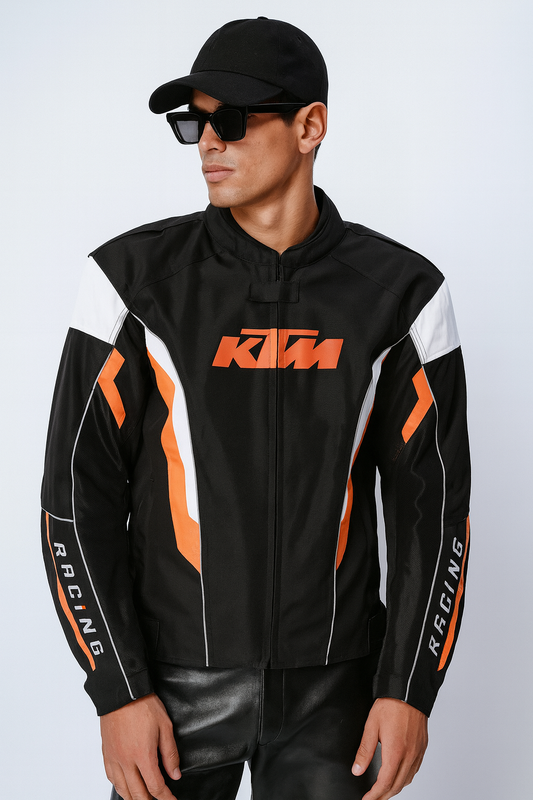 Black KTM Racing Moto Jacket