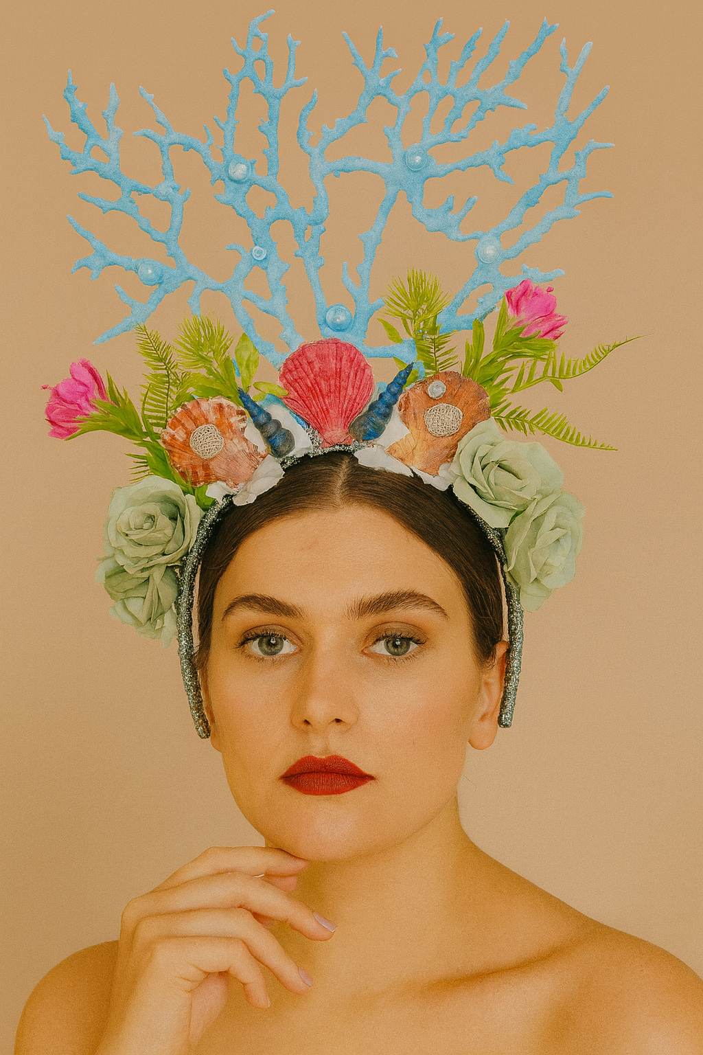 Underwater Coral Fantasy Headpiece