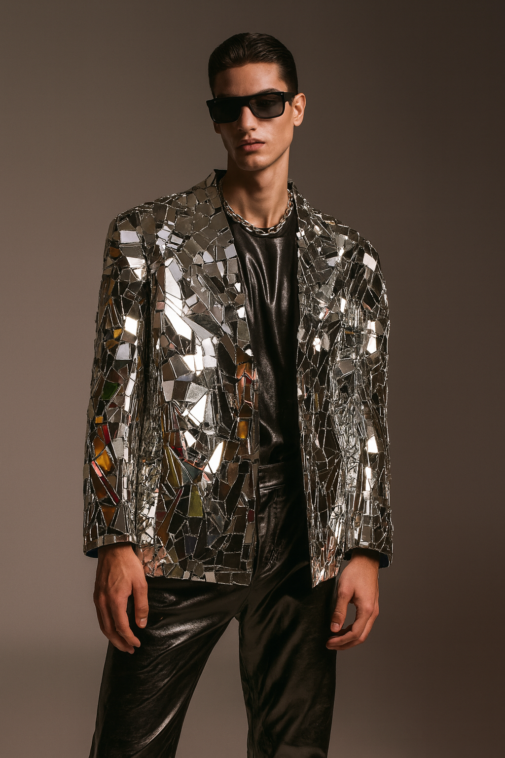 Mirror Mosaic Couture Blazer