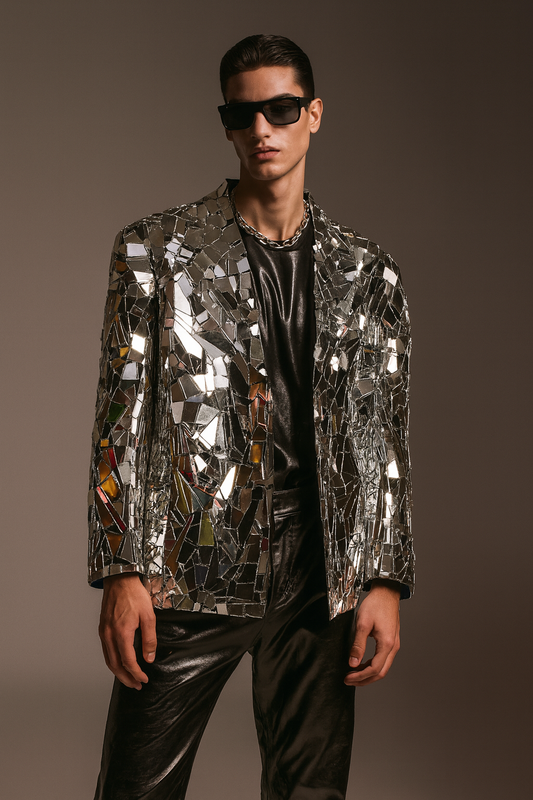 Mirror Mosaic Couture Blazer