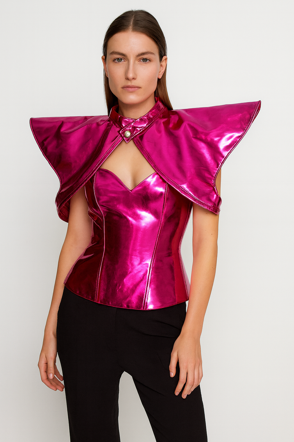 Fuchsia Power Shoulder Pads