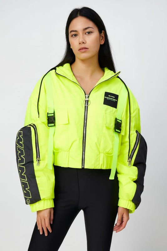 Neon green sporty jacket