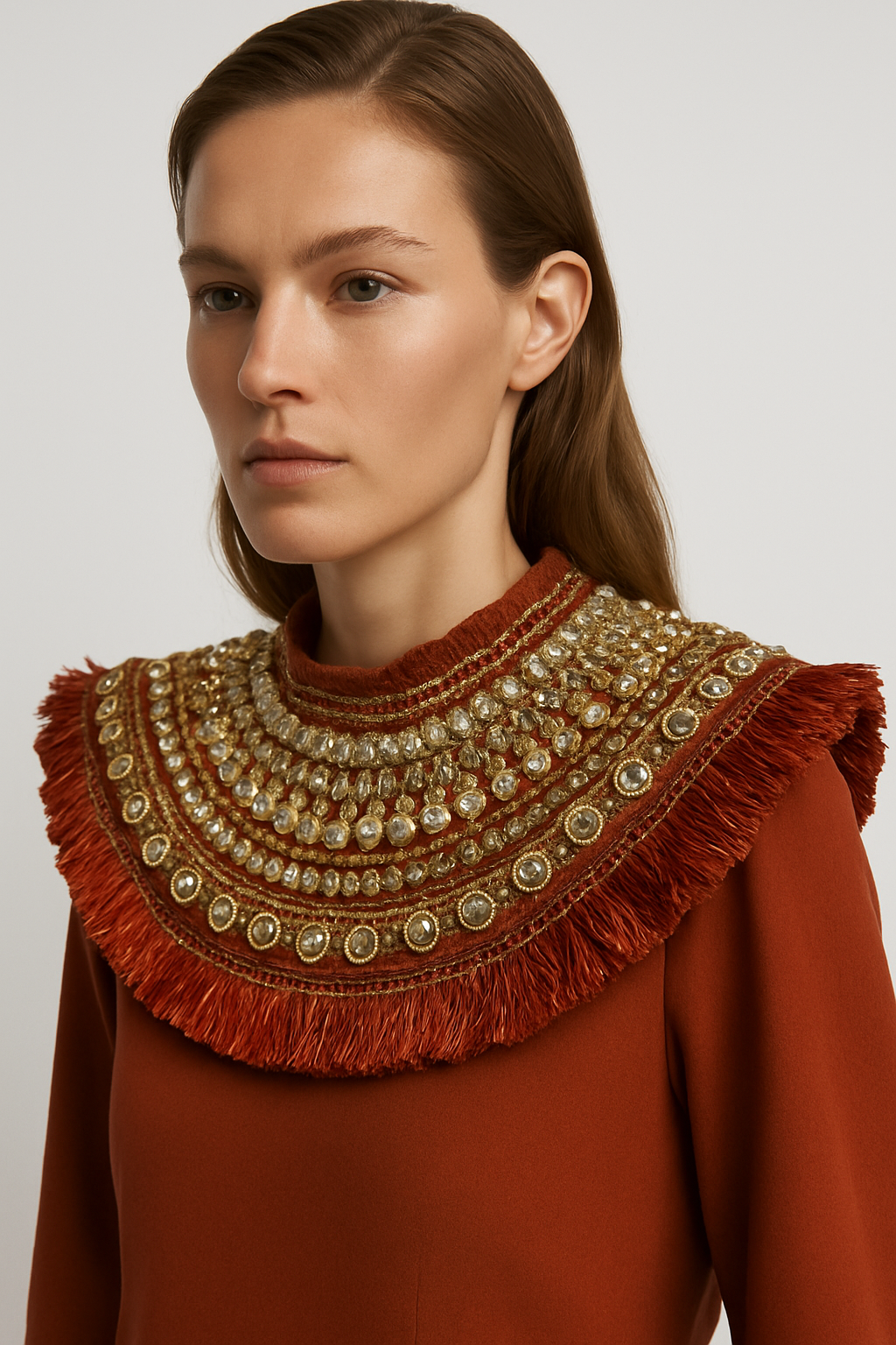 Empress Beaded Shoulder Collar