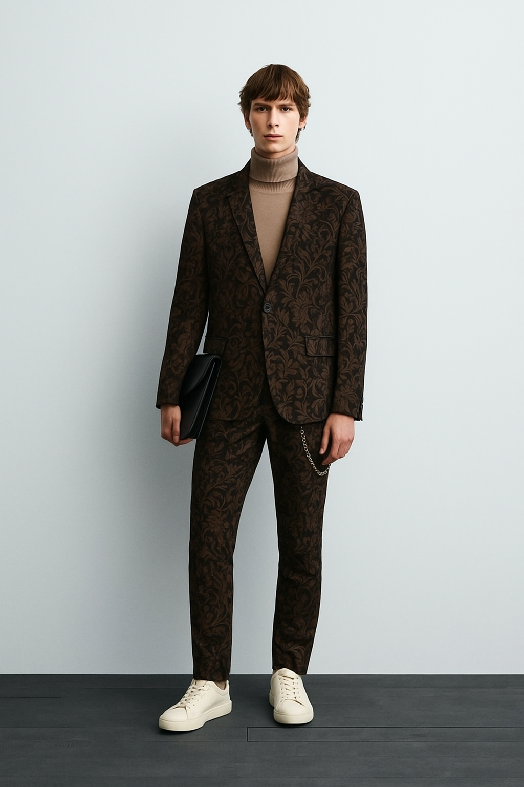 Chocolate Baroque Tailored Suit