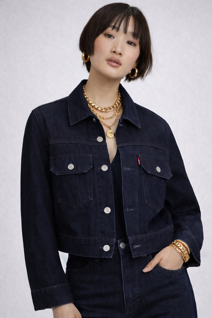 Classic dark Denim Jacket