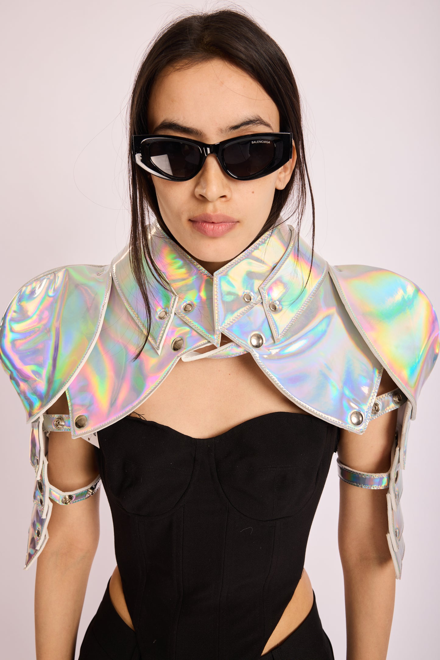 Holographic Armor Shoulder Bolero