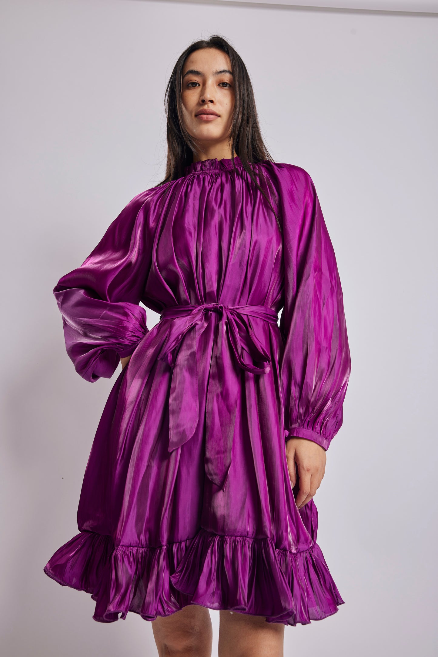 PURPLE COMFY DRESS