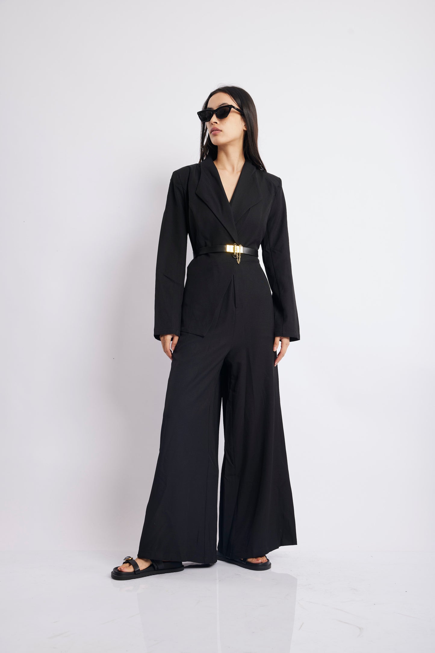 BLACK FORMAL JUMPSUIT