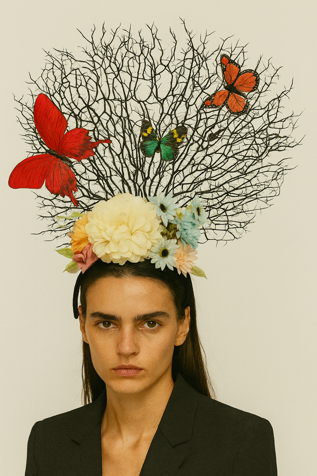 Butterfly Garden Headpiece