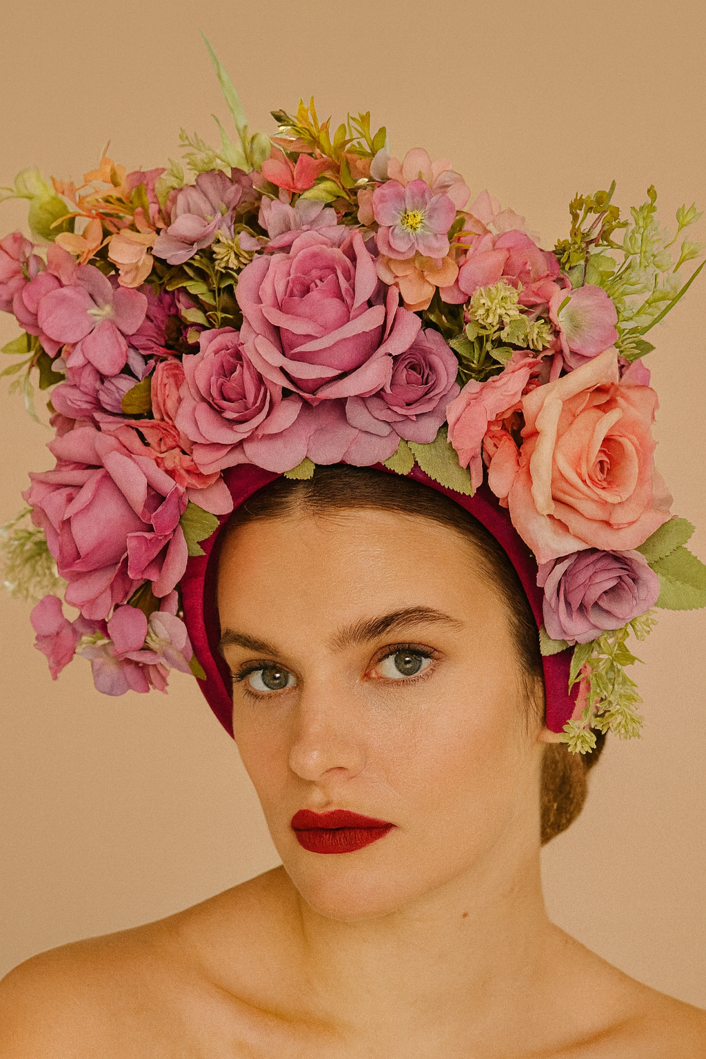 Rosé Garden Bloom Headpiece