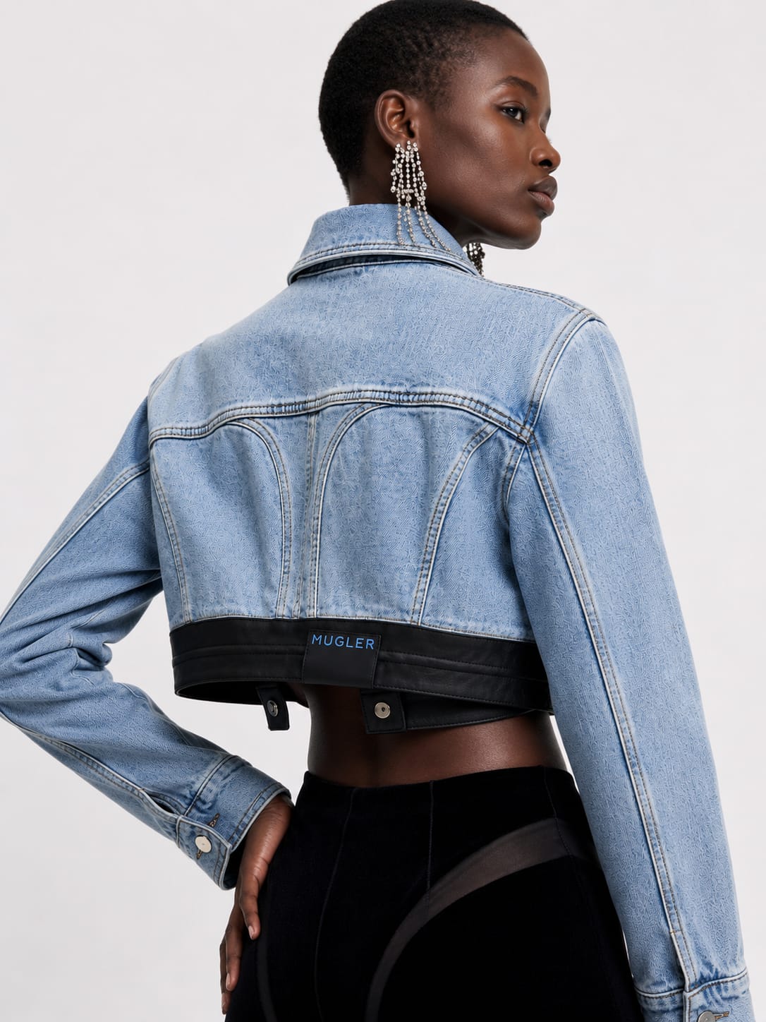 Hybrid Corset Denim Jacket