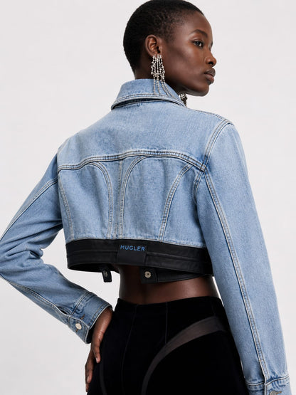 Hybrid Corset Denim Jacket