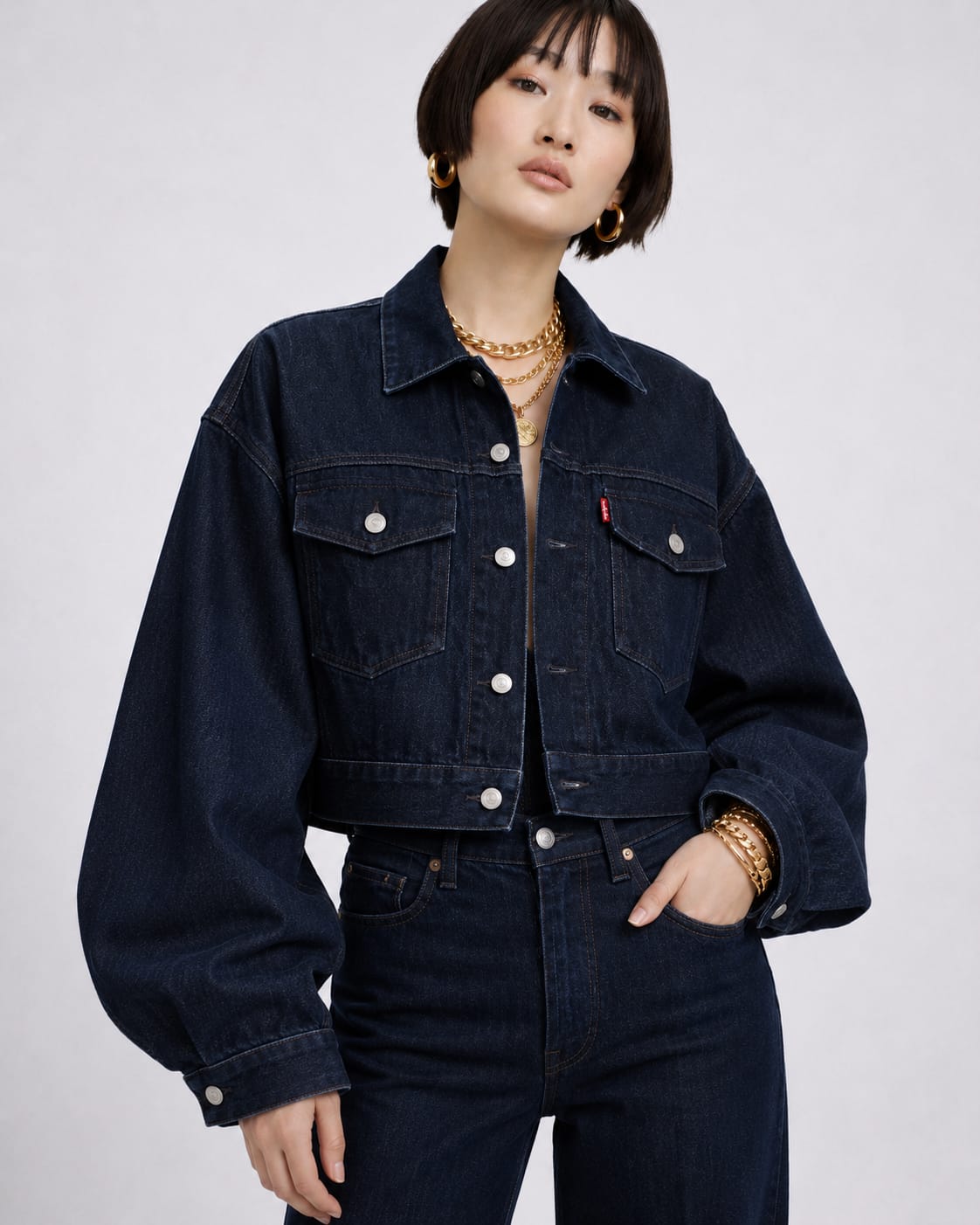 Classic dark Denim Jacket