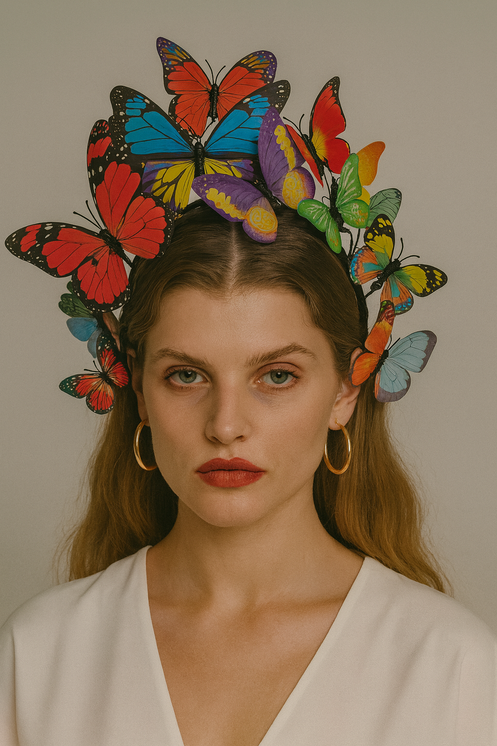 Rainbow Butterfly Headpiece