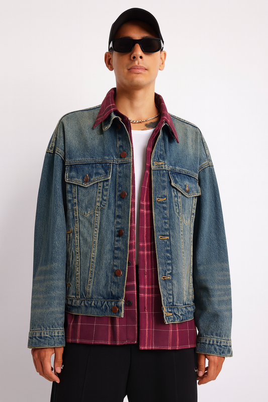 Vintage Wash Classic Denim Jacket
