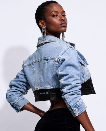 Hybrid Corset Denim Jacket