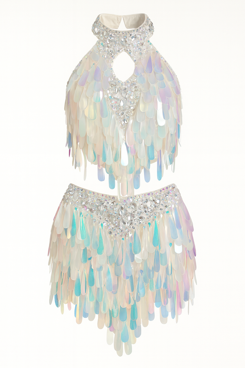 Iridescent Crystal Sequin Set