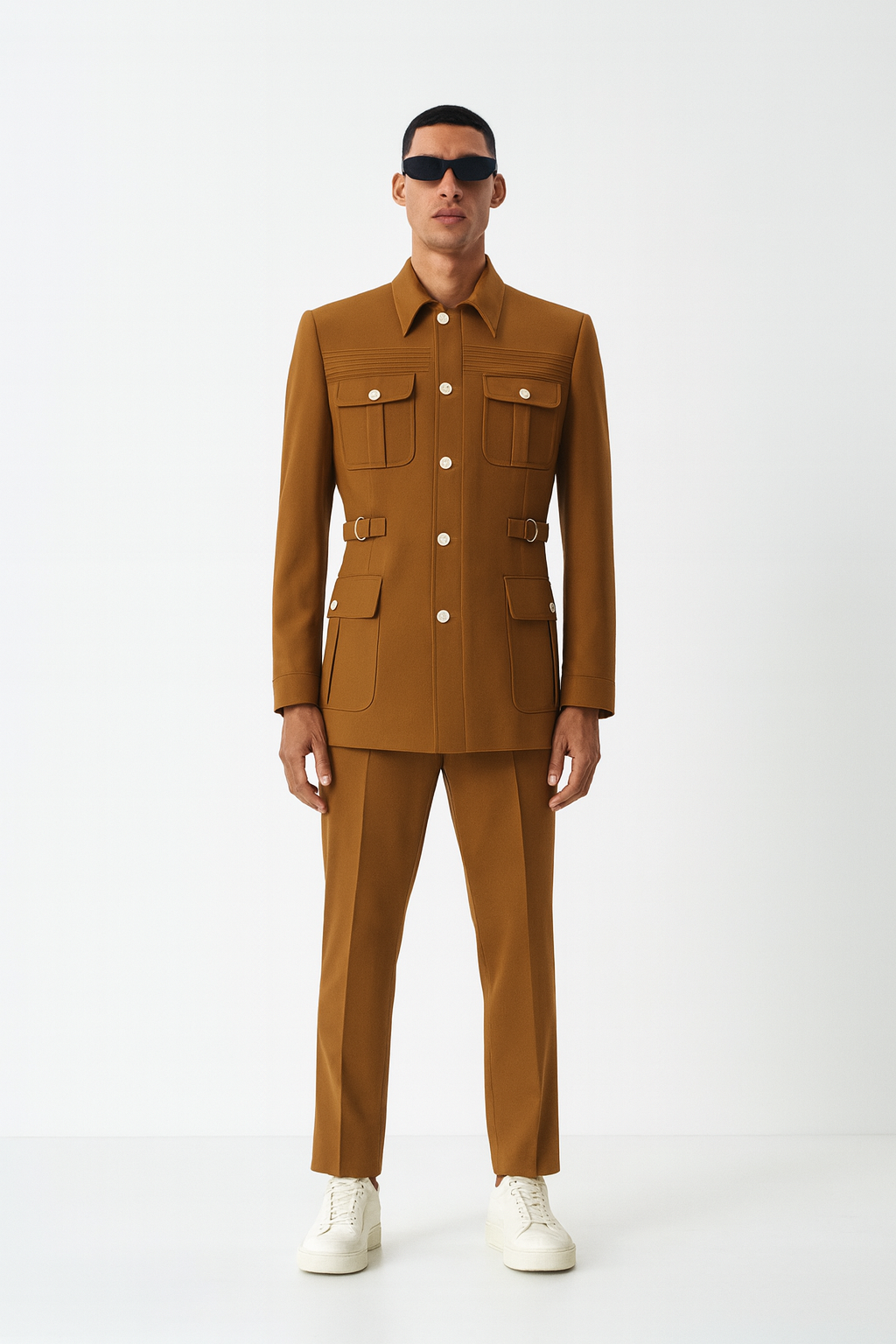 Camel Military Utility Suit Set