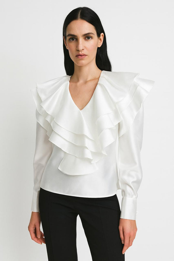 Top With Ruffles Womens Ruffle Tops – thesource