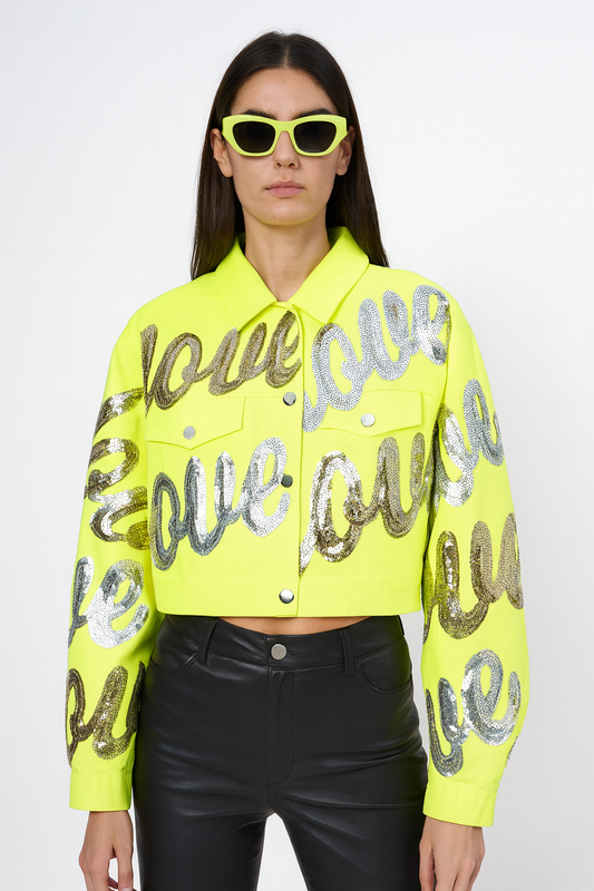 Neon love jacket